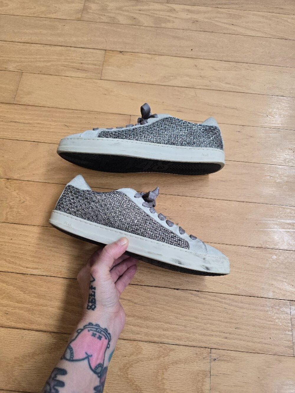 P448 | John 'Felix Gold' sporty boho sneakers | WMS 8